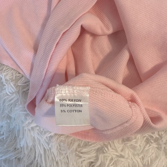 Light pink tank top with ruffles - Picture 3 of 4